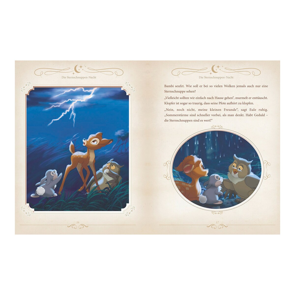 Nærbilde av tekst i Godnatteventyr Disney den store gylne boken