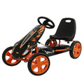 Gokart Speedster med justerbart skålsete 4-8 år, oransje forfra