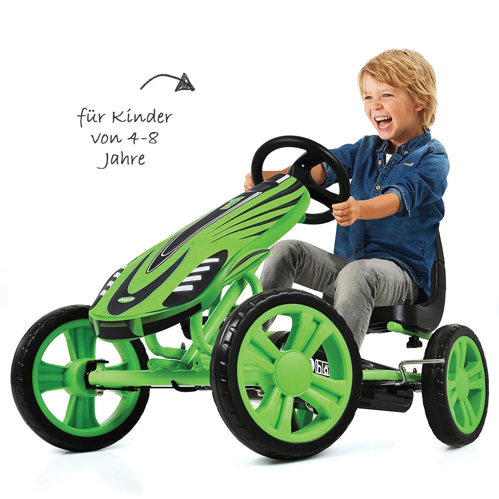 Bakside av Gokart Speedster med justerbart skålsete