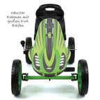 Detalj av justerbart skålsete på Gokart Speedster