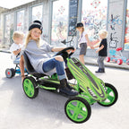 Sideprofil av Gokart Speedster med justerbart skålsete