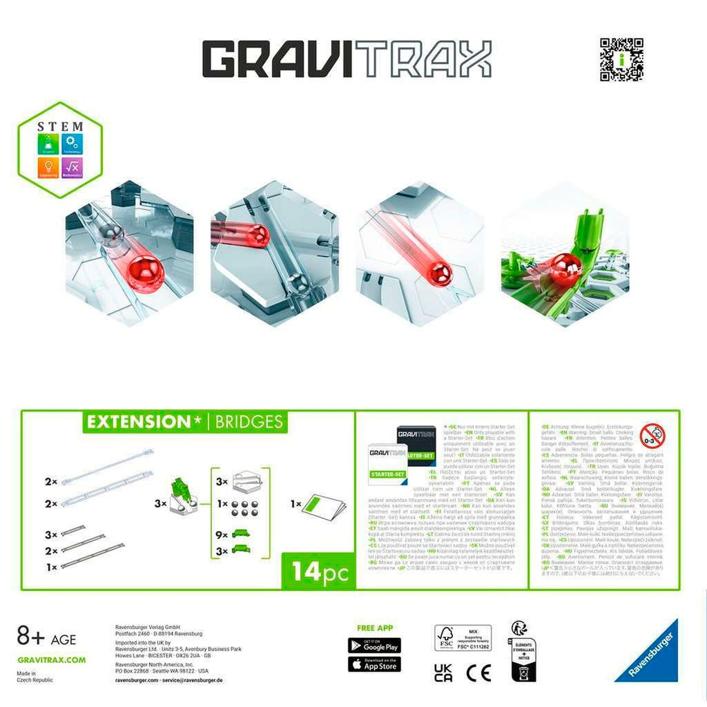 GraviTrax Extension Bridges kulebane-utvidelse bakside