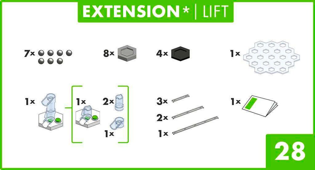 GraviTrax Extension Lift med transparente nivåer