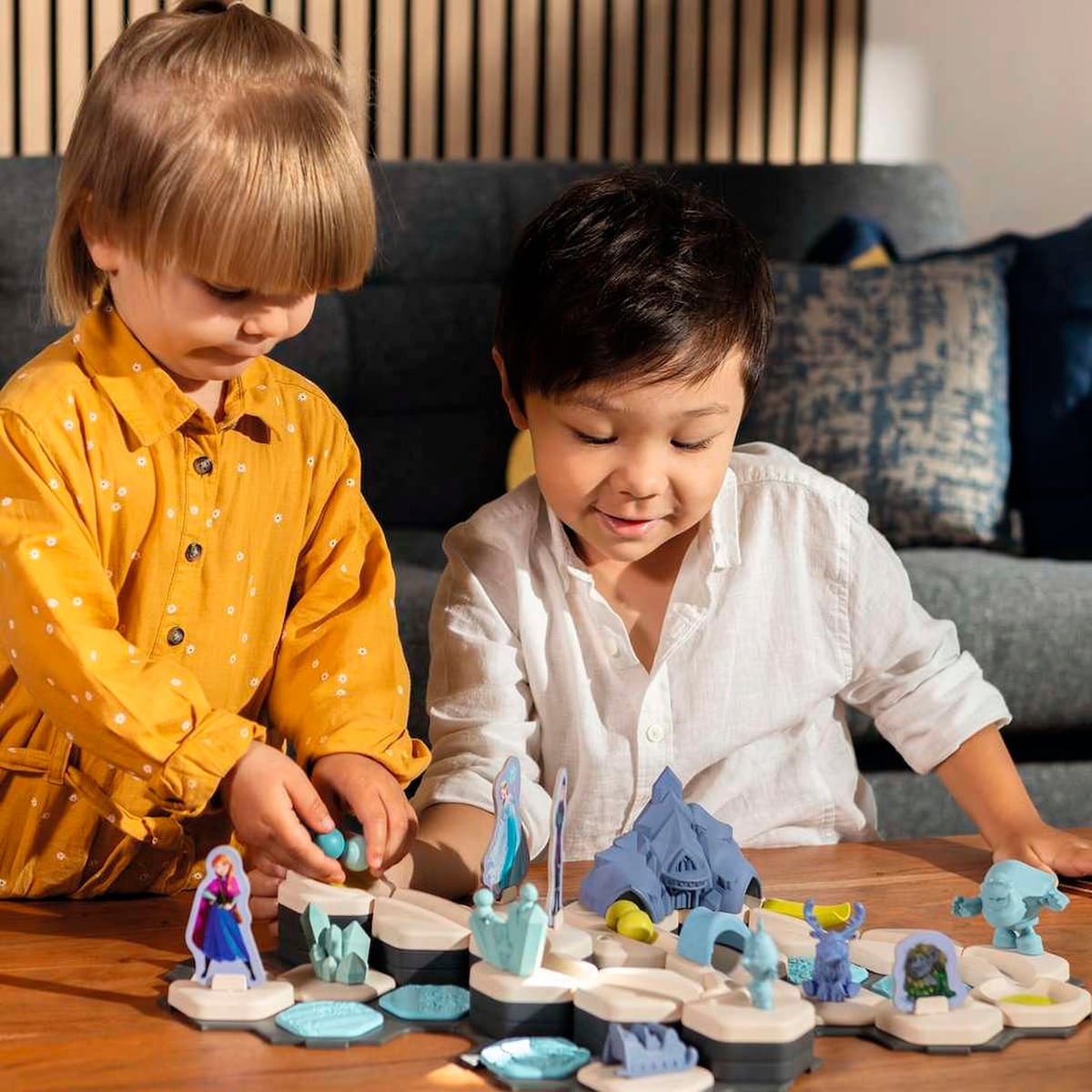 Dekorative 3D-elementer fra GraviTrax Junior starter-sett Frozen