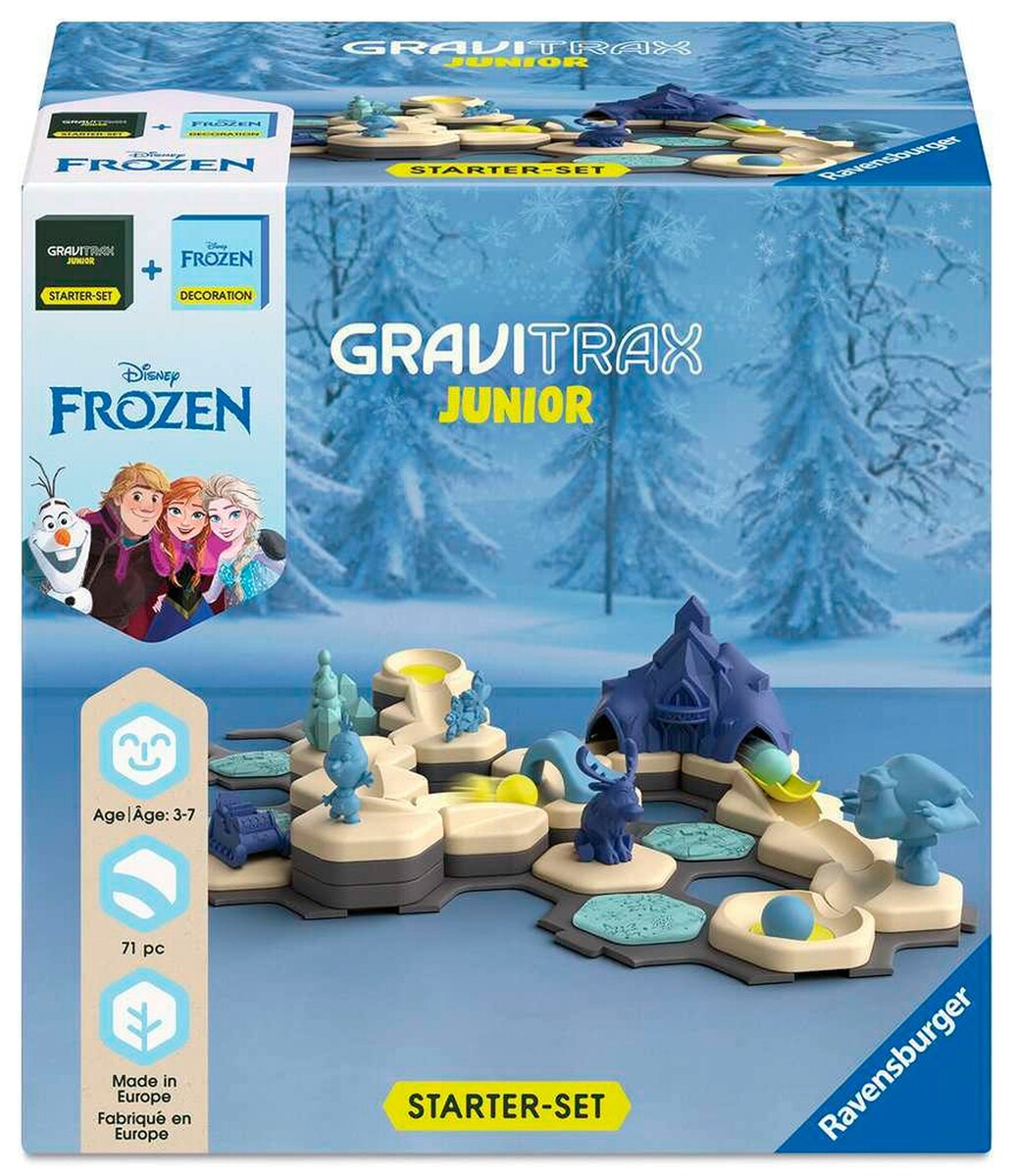GraviTrax Junior starter-sett Frozen forfra med Disney Frozen figurer