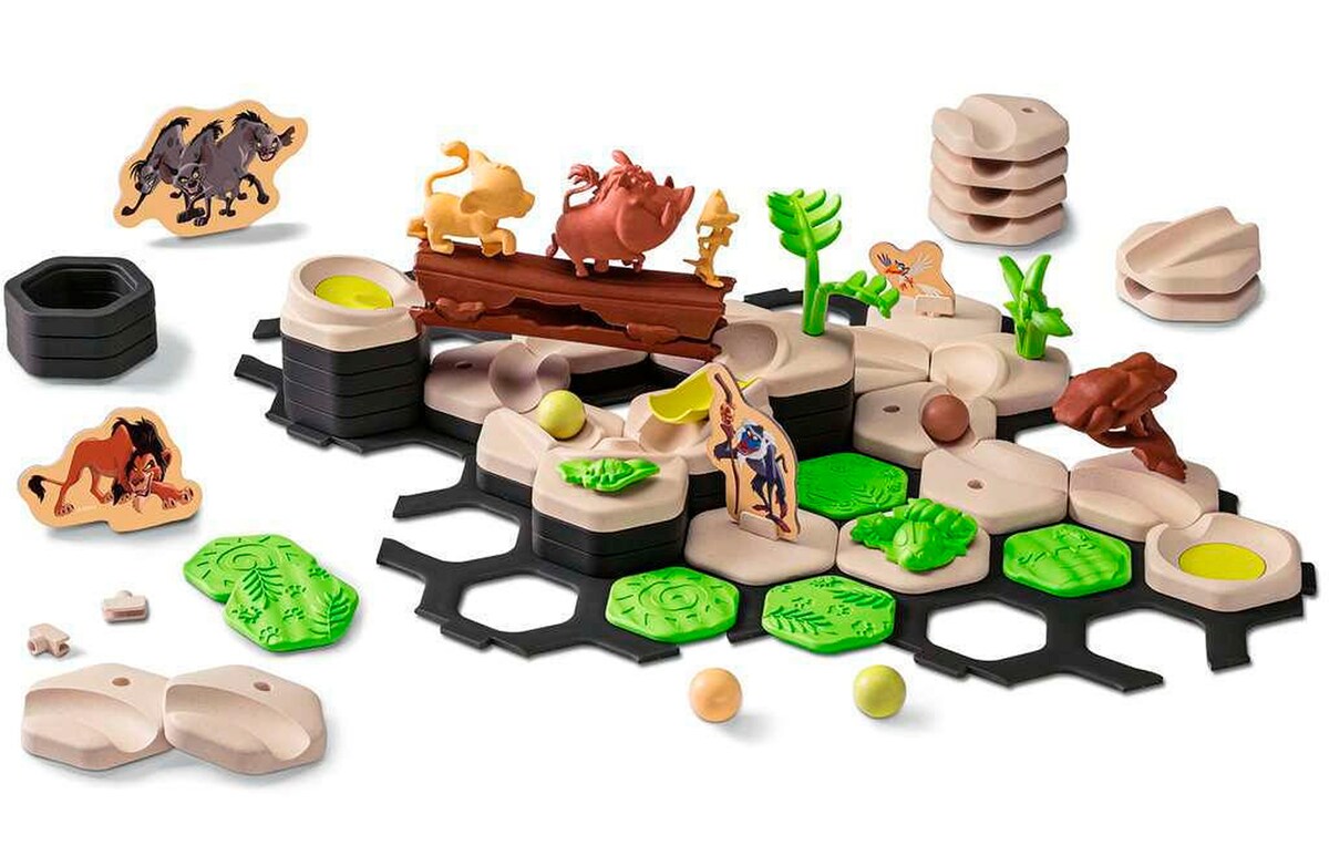 Nærbilde av Pumbaa-figur i GraviTrax Junior starter-sett Lion King