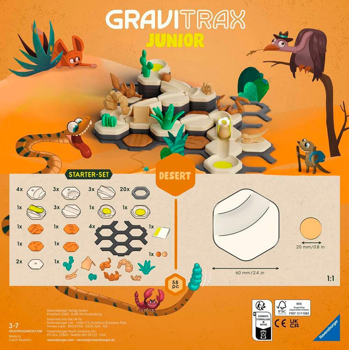 GraviTrax Junior starter-sett S Desert bakside
