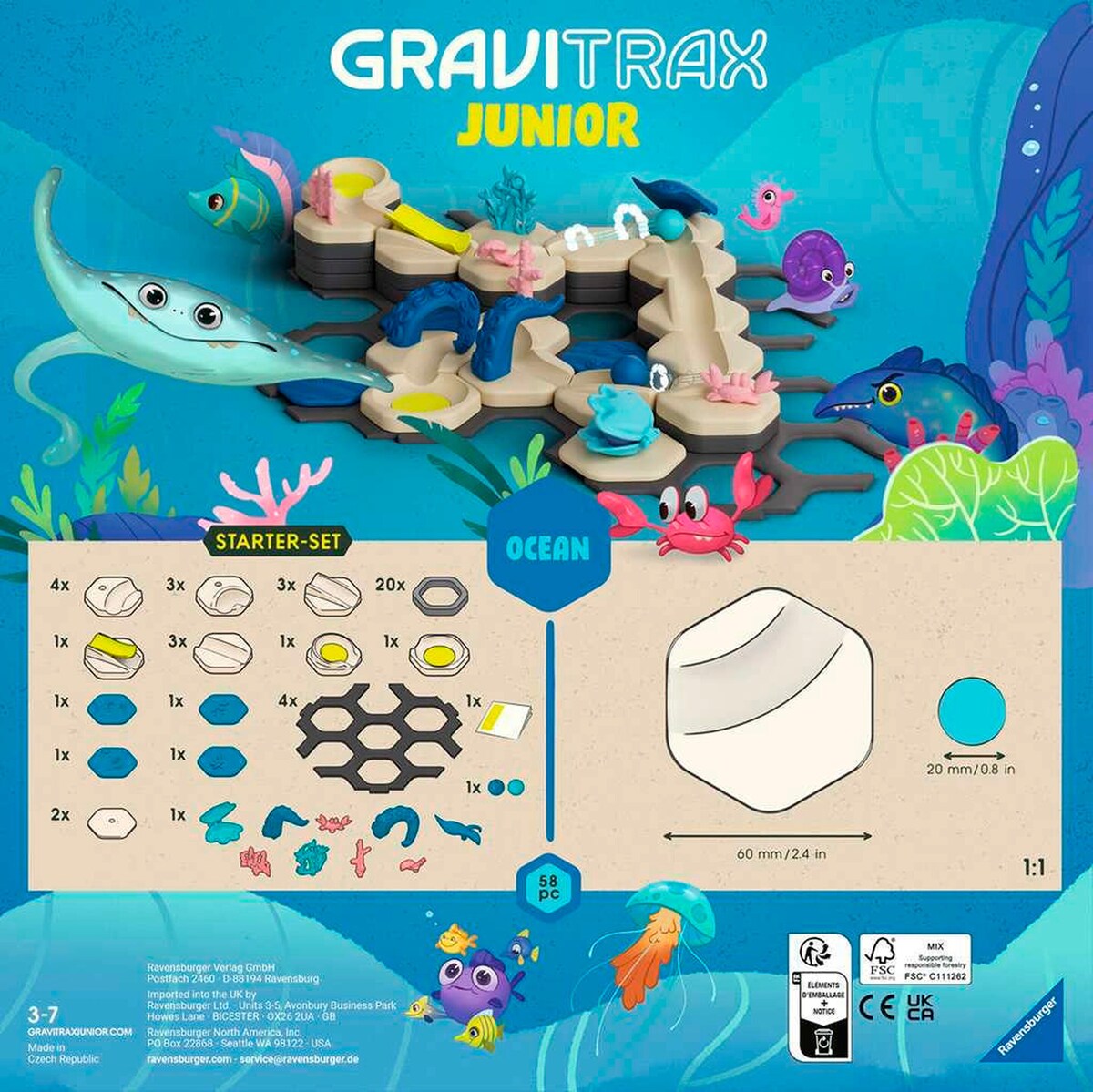 GraviTrax Junior starter-sett S Ocean bakside