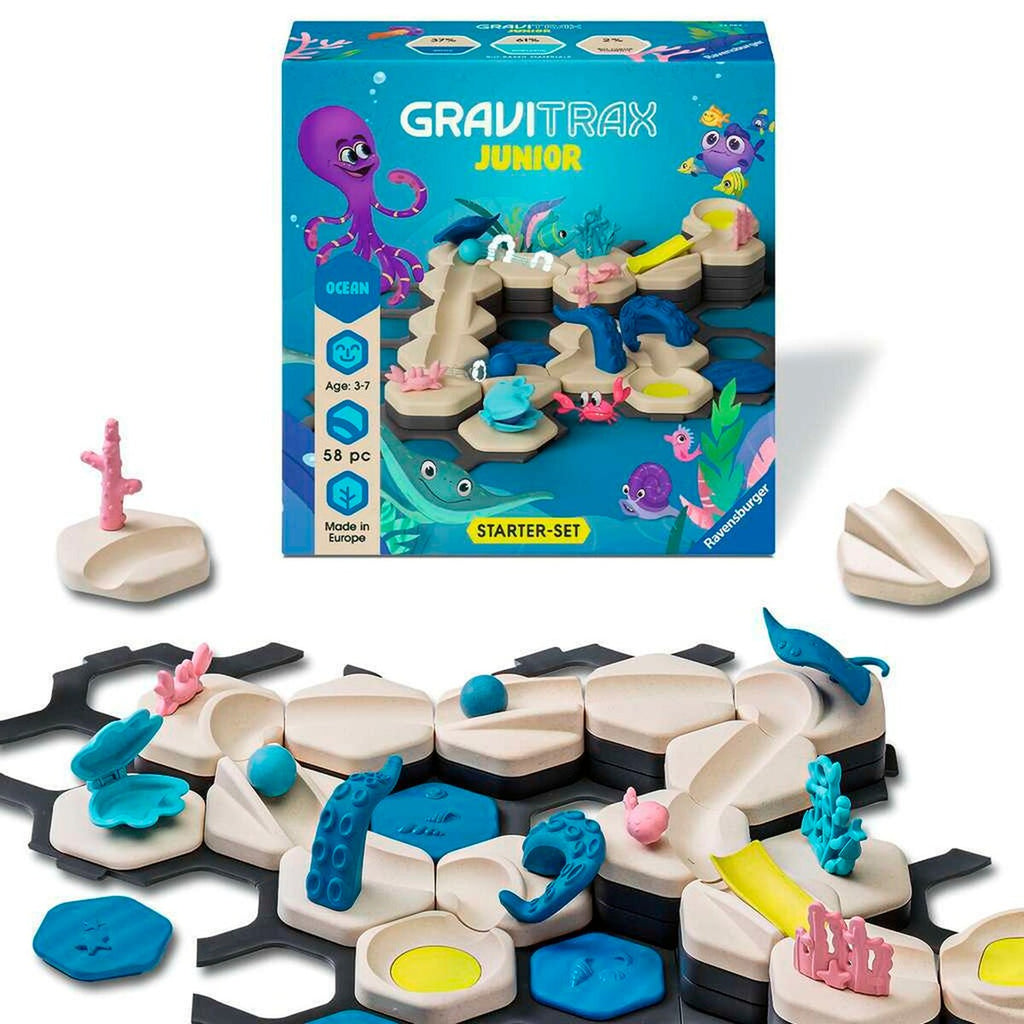 Montert GraviTrax Junior starter-sett S Ocean med kuler