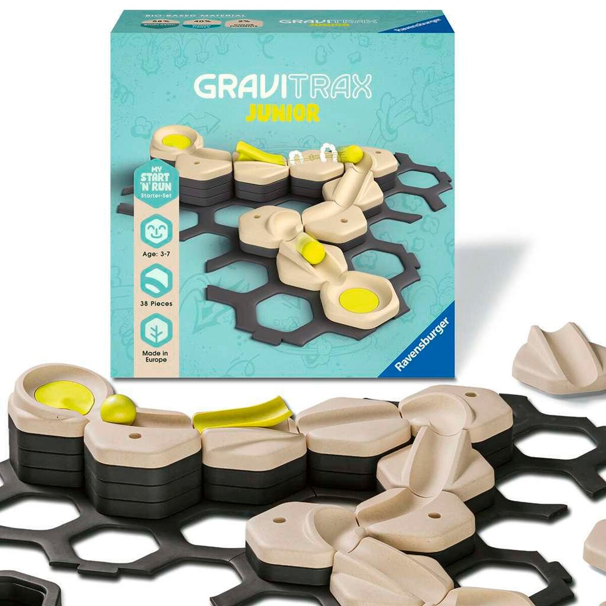 Montert GraviTrax Junior starter-sett S Start and Run