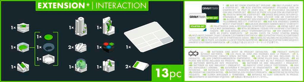 GraviTrax POWER Extension Interaction kulebane utvidelse i bruk
