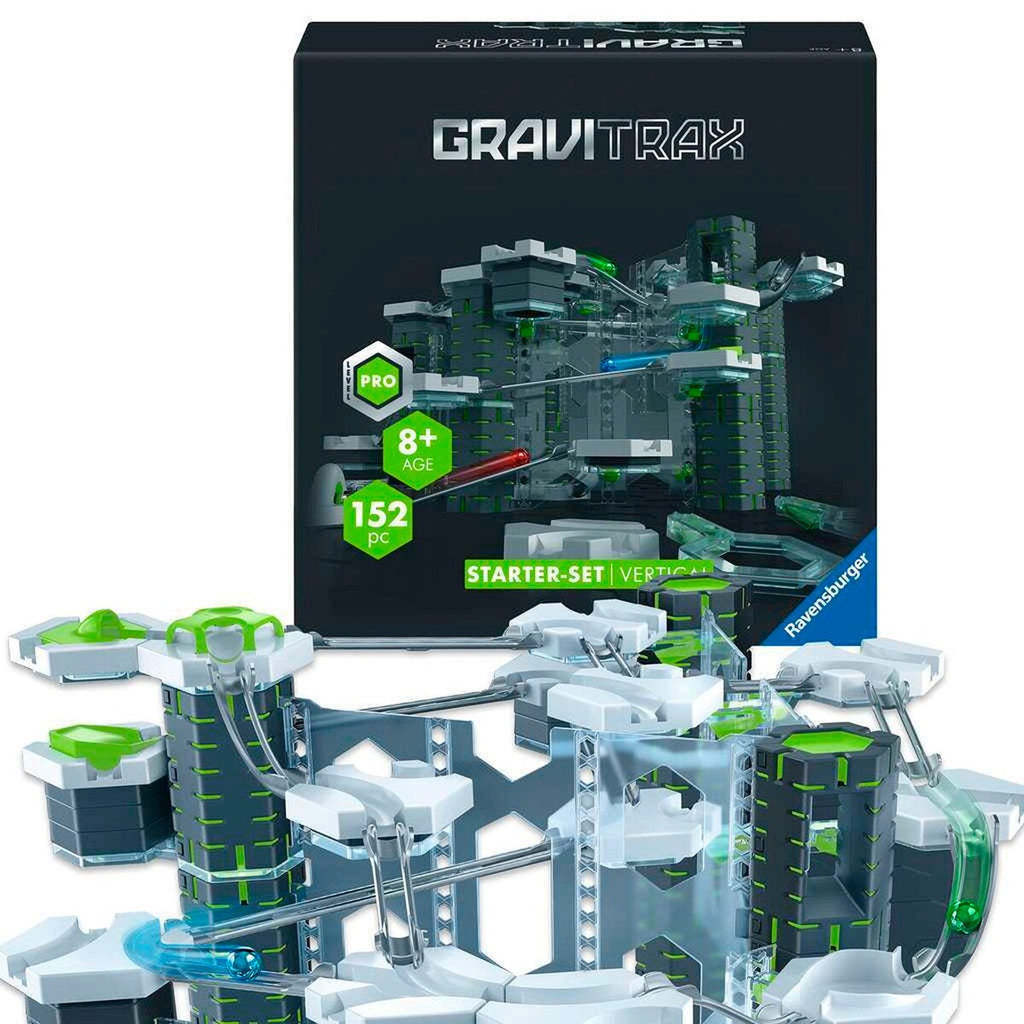 Montert GraviTrax PRO Starter-sett Vertical kulebane i bruk
