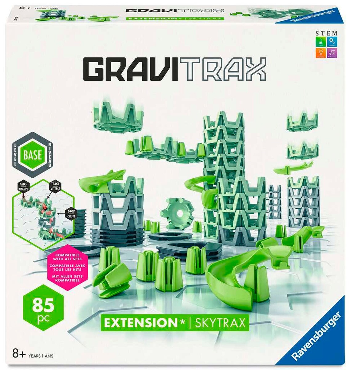 GraviTrax Skytrax utvidelse med kulebane forfra
