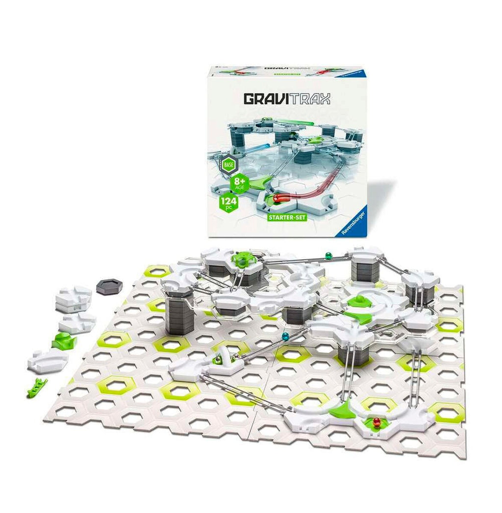 Detalj av GraviTrax starter-sett kulebane med 120+ deler