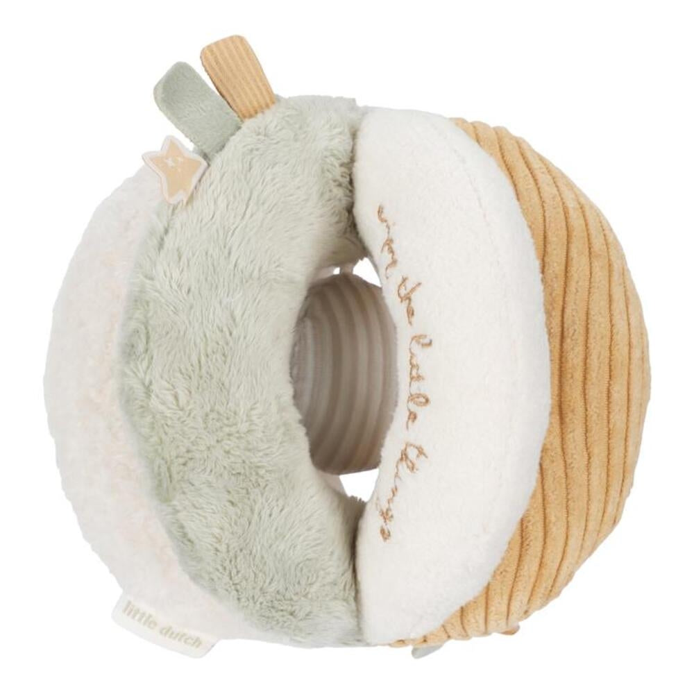 Gripeball hvit Newborn Naturals - Little Dutch forfra