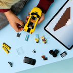 Detalj av motorrom på Gul taxi 60487 LEGO® City
