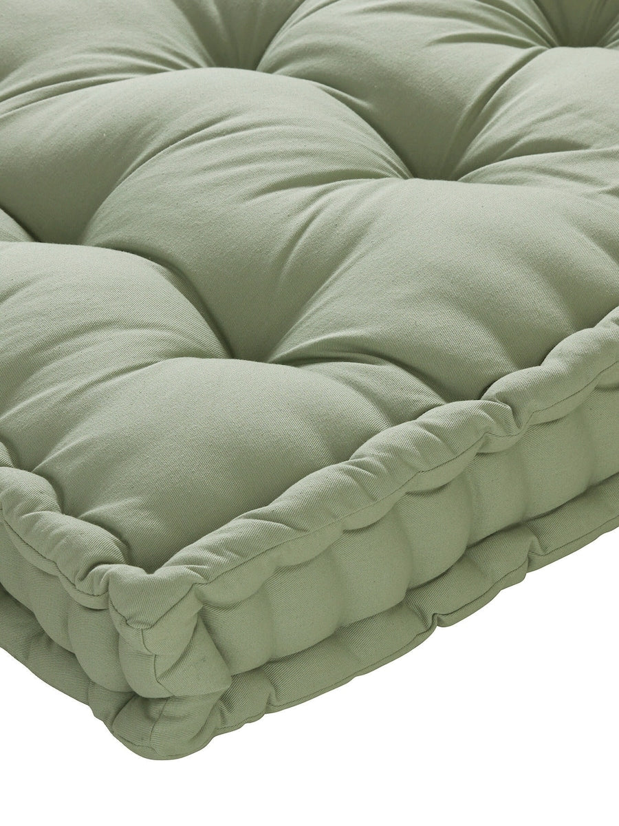 Montert Gulvmadrass for barnerom futon-stil bomull Oeko-Tex på gulvet