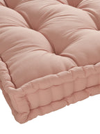 Gulvmadrass for barnerom futon-stil bomull Oeko-Tex i grå blå farge
