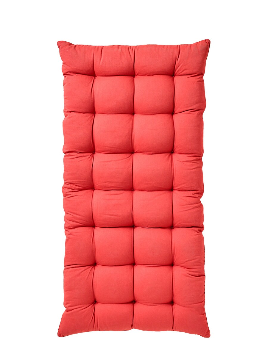 Nærbilde av stoff og polstring på Gulvmadrass HERZEN for barnerom bomull 60x120x8 cm