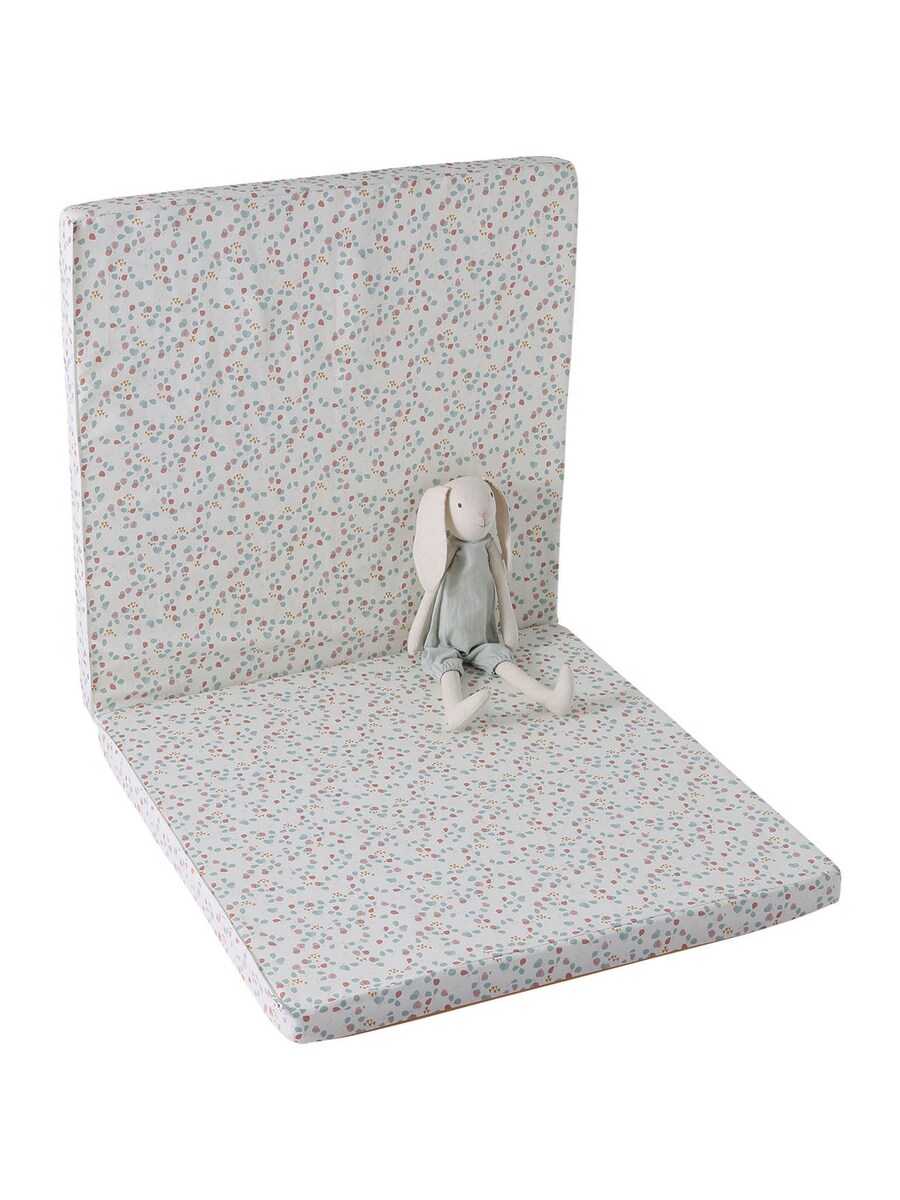Gulvmadrass for barn sammenleggbar 140x140 cm Vertbaudet detalj av stoff