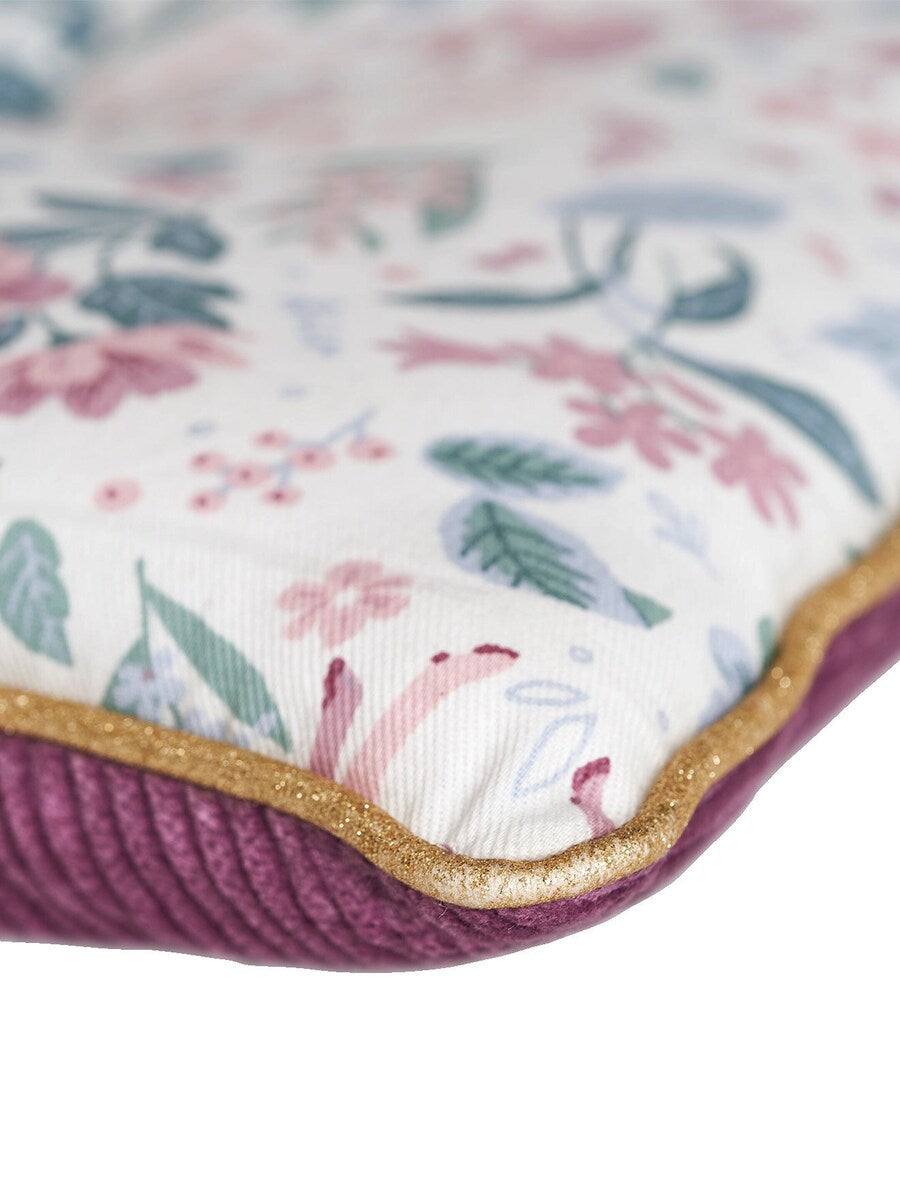 Nærbilde av stofftekstur på Gulvmadrass WUNDERLAND