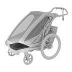 Detaljbilde av gulvmatte i gummi for Chariot 2 Single sykkeltilhenger