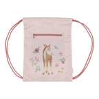 Gymbag Fairy Garden 38x29 cm - Little Dutch detalj av snorer