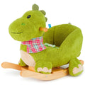 Gyngedyr dinosaur i polyester forfra