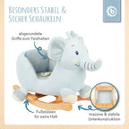 Montert Gyngedyr elefant Tiko i plysj