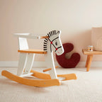 Gyngedyr sebra i tre fra 9 mnd 68x26,5x48 cm - Bieco