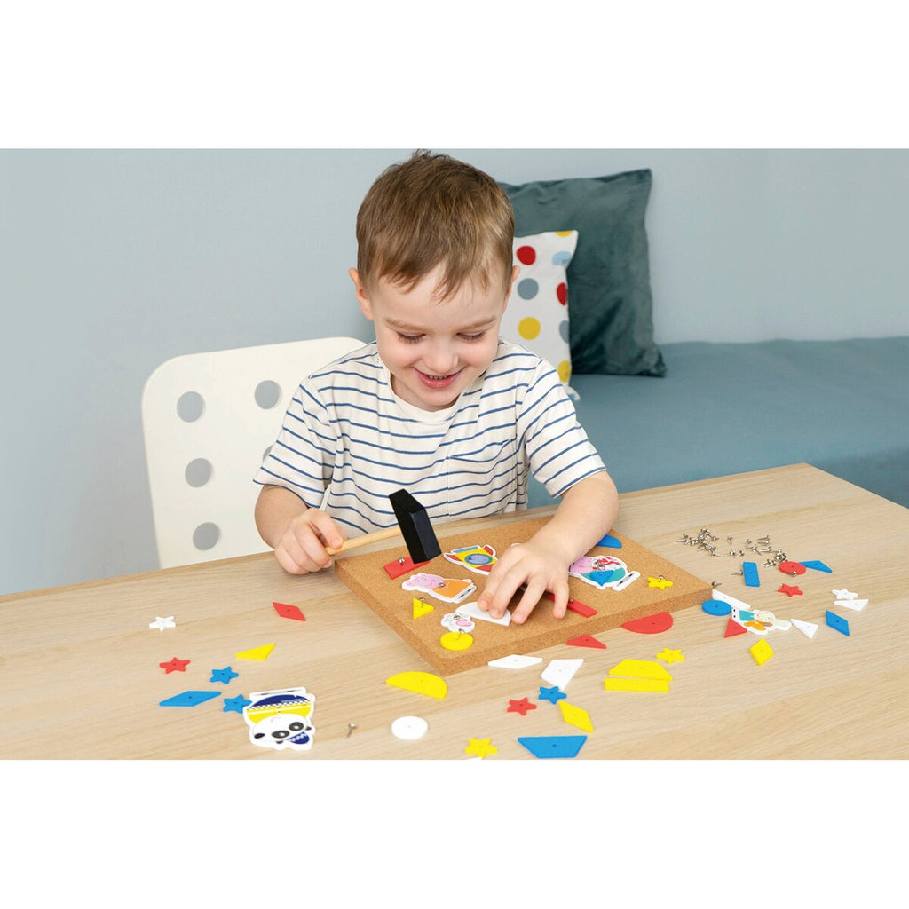 Hammerspill Peppa Pig med korkplate bakside