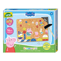 Hammerspill Peppa Pig med korkplate forfra