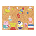 Hammerspill Peppa Pig med korkplate og Peppa Pig-motiver