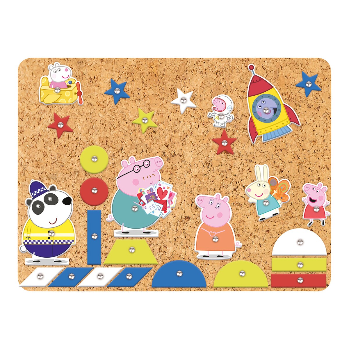 Montert Hammerspill Peppa Pig med hammer og spiker