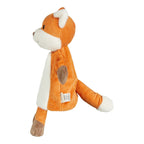 Hånddukke rev Filou fleece og kordfløyel 31 cm montert på hånd
