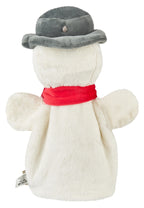 Hånddukke snømann 27 cm polyester Sterntaler bakside