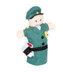Hånddukker 6 deler klassiske figurer for dukketeater politimann