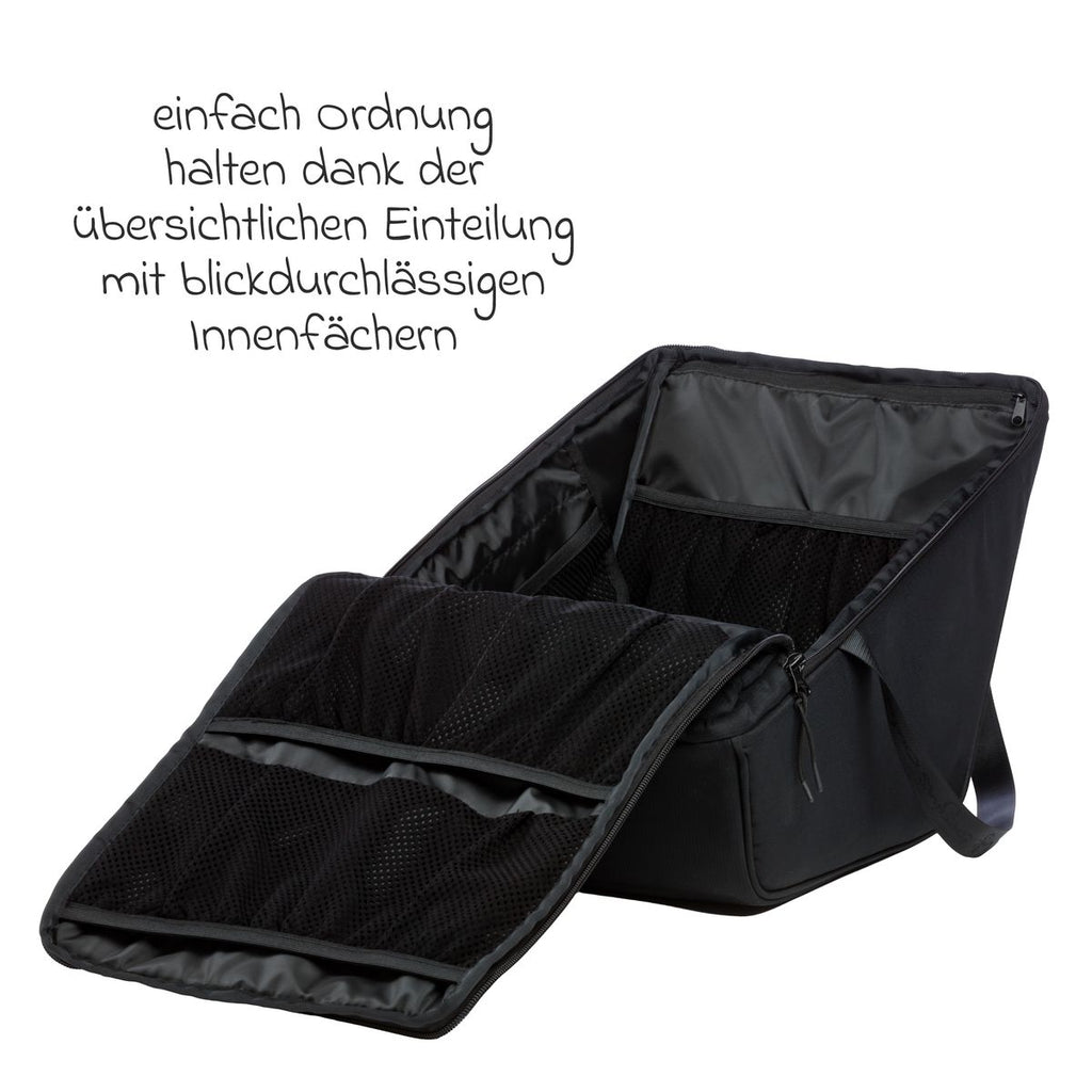 Detalj av nettlommer på Handleveske Citybag til Mono 3, Mono 4 og Pro, svart