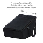 Nærbilde av bæreremmer på Handleveske Citybag til Mono 3, Mono 4 og Pro, svart