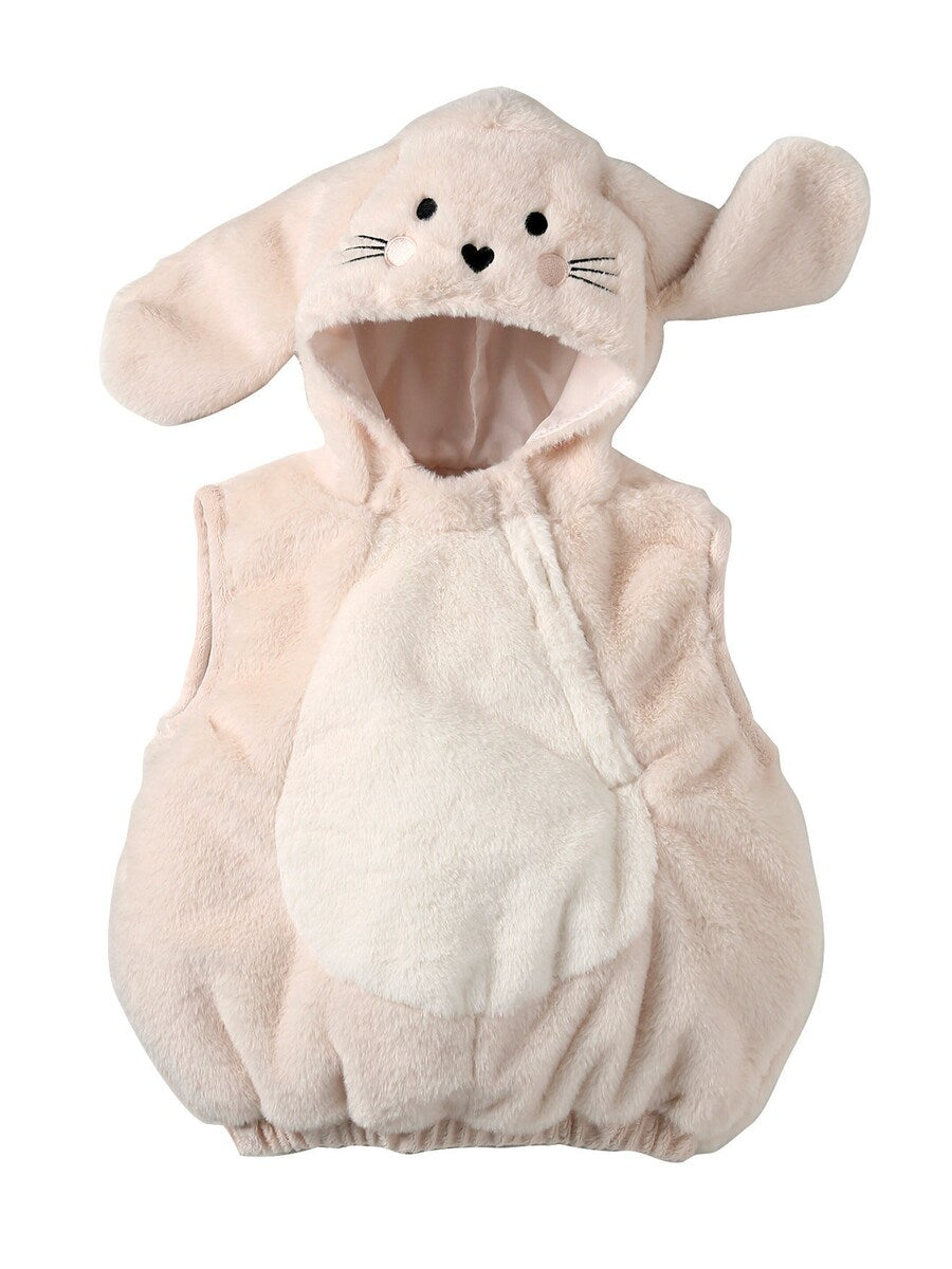 Harekostyme for baby i kunstpels fra 18 mnd forfra