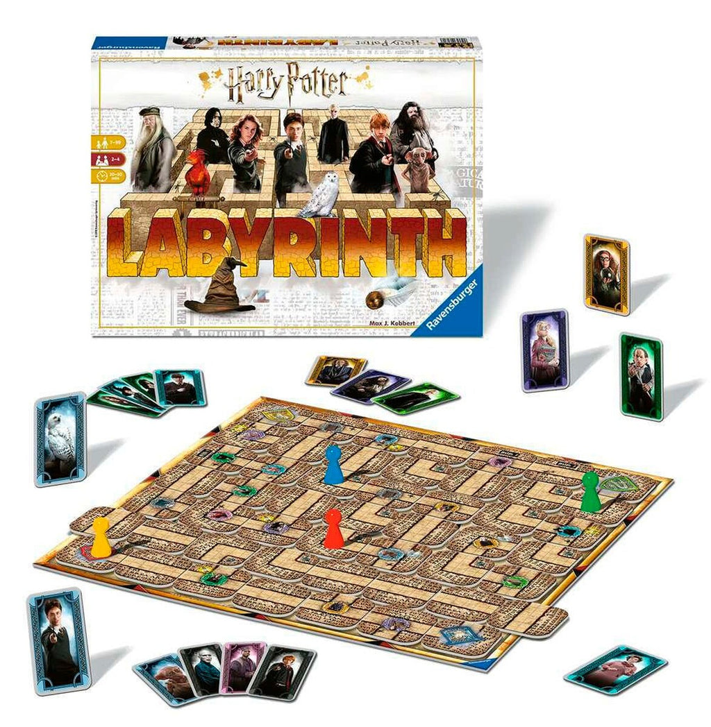 Detaljbilde av Harry Potter Labyrinth brettspill 2-4 spillere