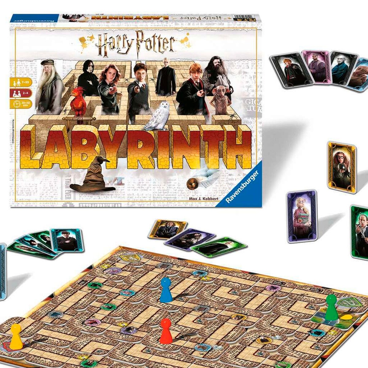Montert Harry Potter Labyrinth brettspill 2-4 spillere