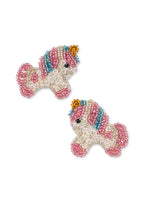Hårspenner enhjørning med perler 2-pack bakside