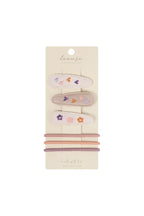 Hårtilbehør sett 'Hearts & Flowers Mix' - forfra