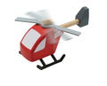Helikopter i gummitreverk 12,6 cm forfra