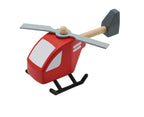 Helikopter i gummitreverk 12,6 cm bakside