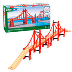 Hengebro i tre, 115,3 cm, 5 deler - BRIO World forfra