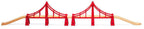 Hengebro i tre, 115,3 cm, 5 deler - BRIO World bakside