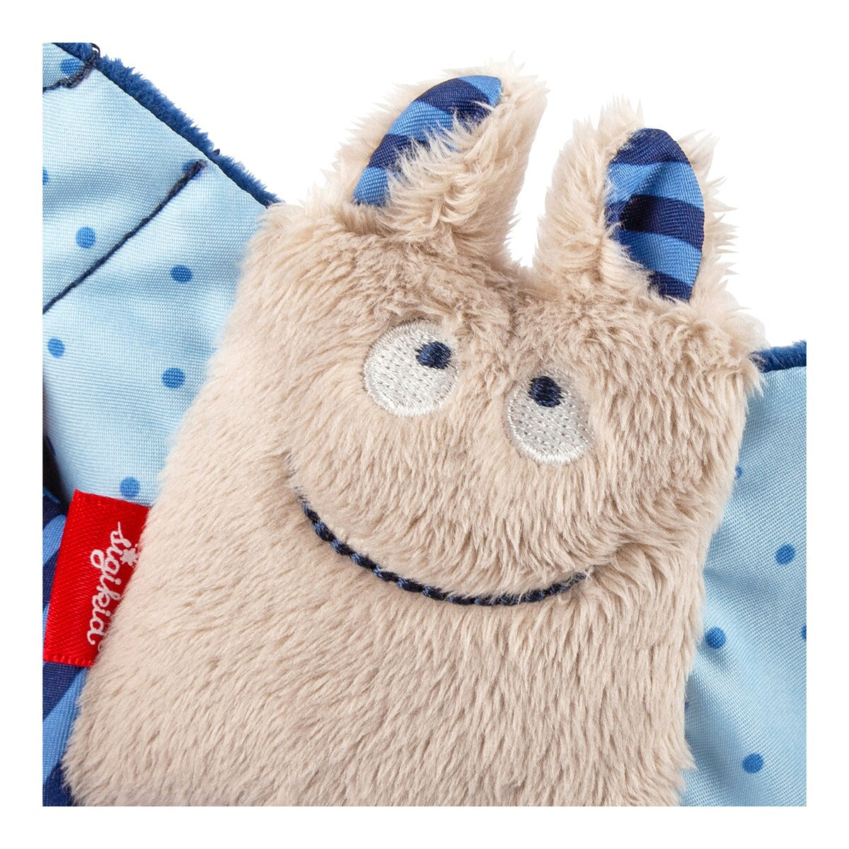 Hengeleke flaggermus med knitrefolie og gripering 24x25 cm - Sigikid