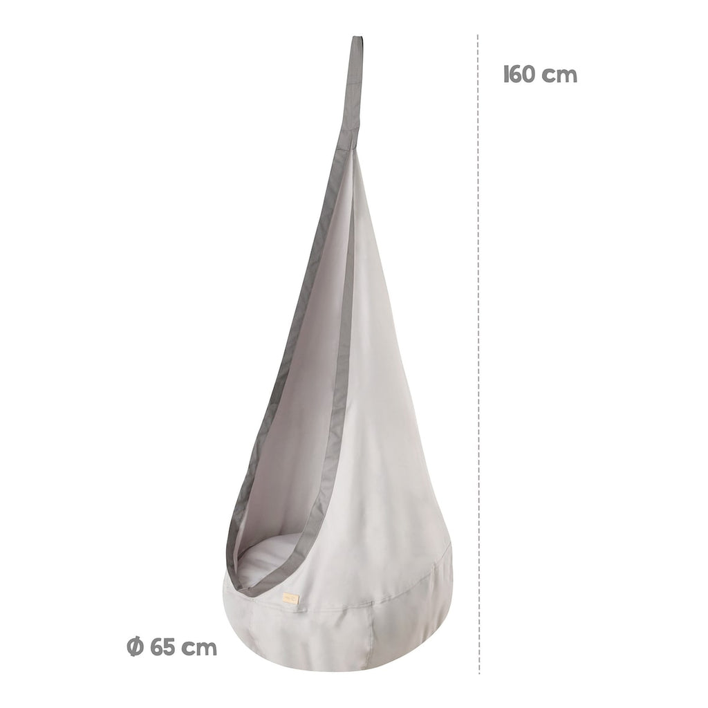 Hengesekk for barn 160 cm med oppblåsbar pute i barnerom